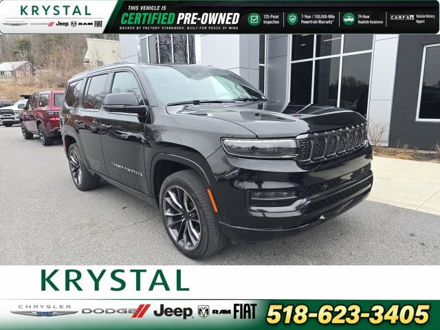 Certified 2025 Jeep Grand Wagoneer Series II Obsidian w/ Quick Order Packagew 28T