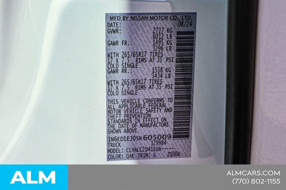 2025 Nissan Frontier SV