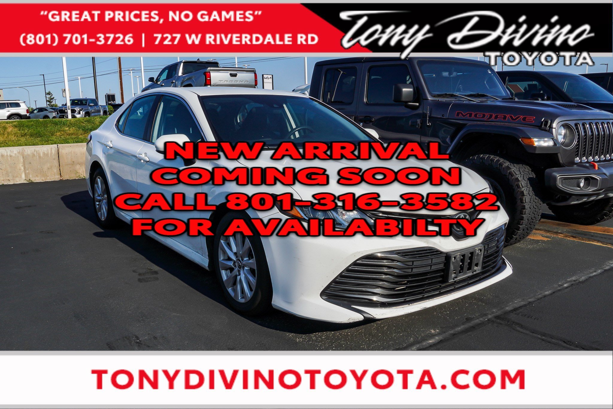 Certified 2019 Toyota Camry LE