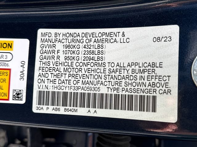 2023 Honda Accord EX