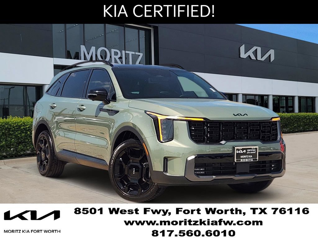Certified 2024 Kia Sorento SX Prestige w/ Olive Brown Leather Package