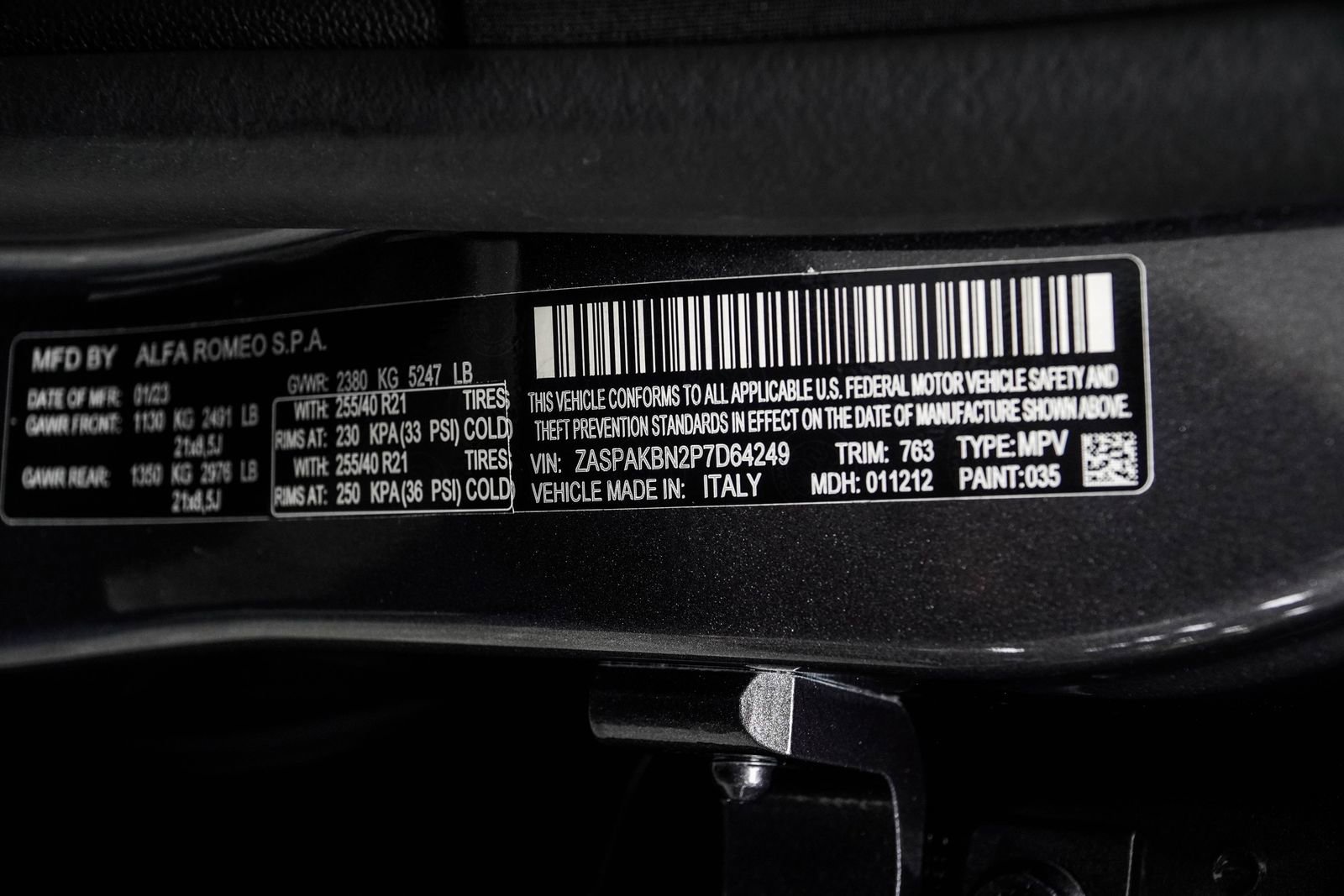 2023 Alfa Romeo Stelvio Ti Lusso