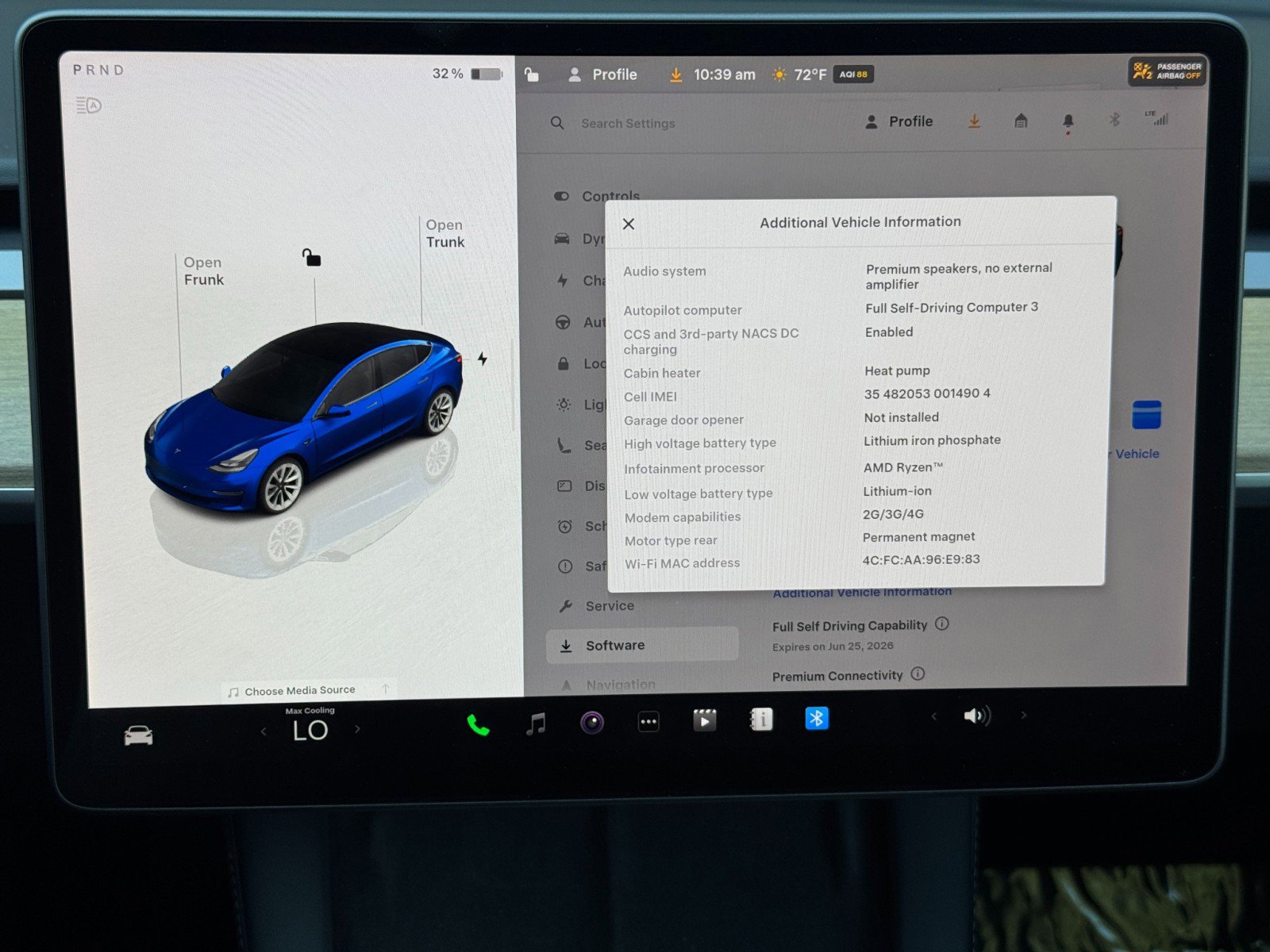 2023 Tesla Model 3 Standard Range