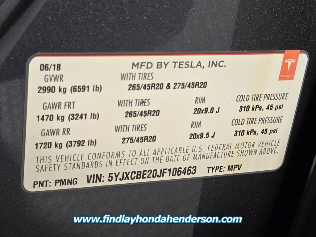 2018 Tesla Model X 75D