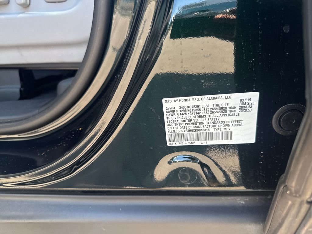 2019 Honda Passport Elite