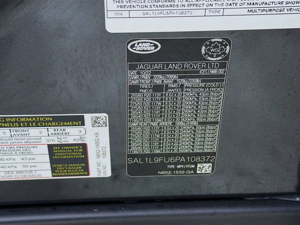 2023 Land Rover Range Rover Sport SE Dynamic