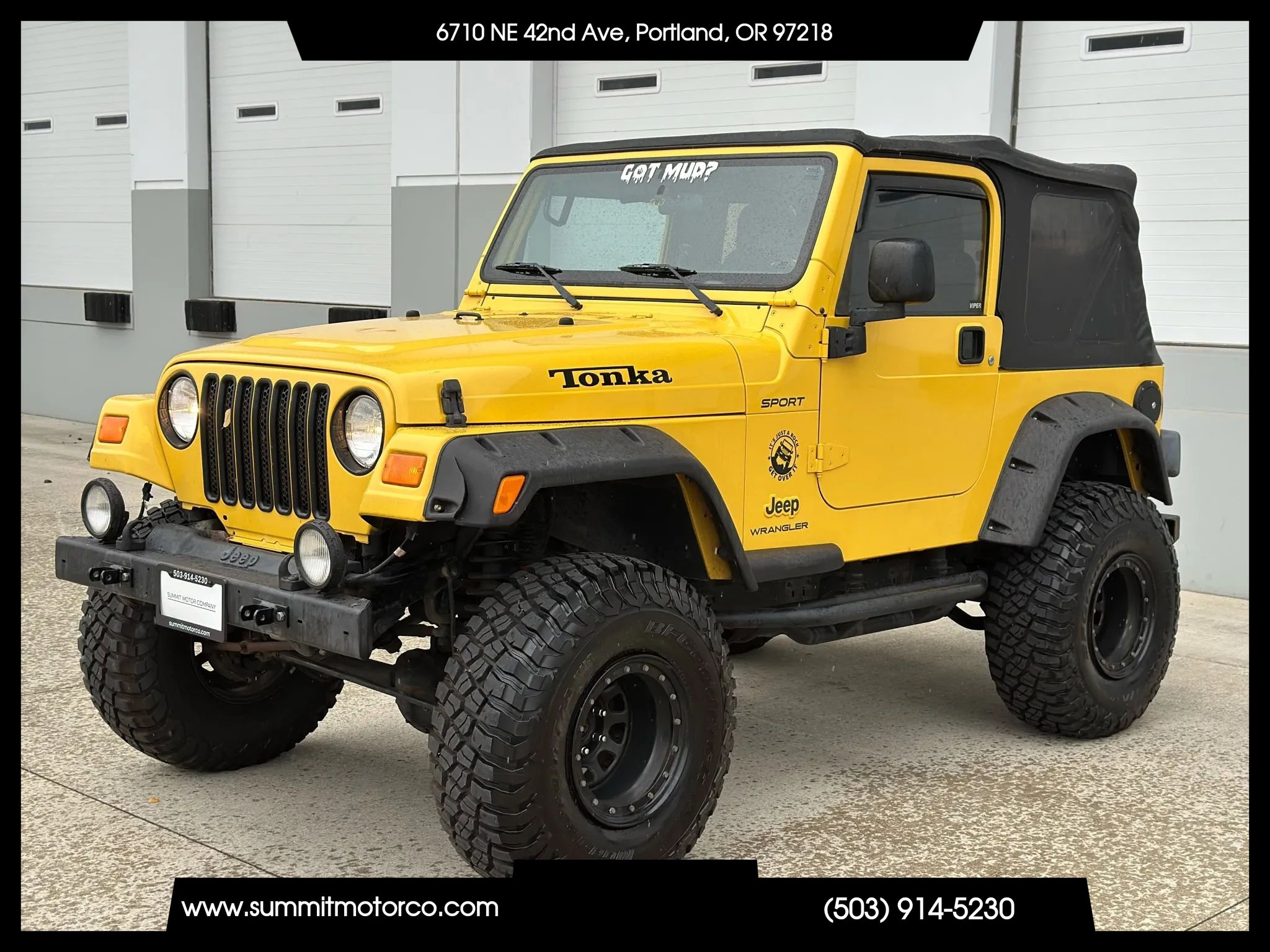 Used 2004 Jeep Wrangler 4WD w/ Ecco Tire & Wheel Group
