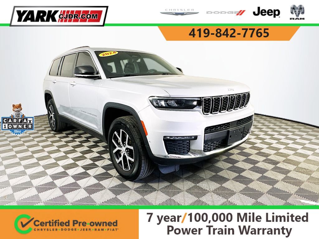 Certified 2024 Jeep Grand Cherokee L Limited w/ Luxury Tech Group II