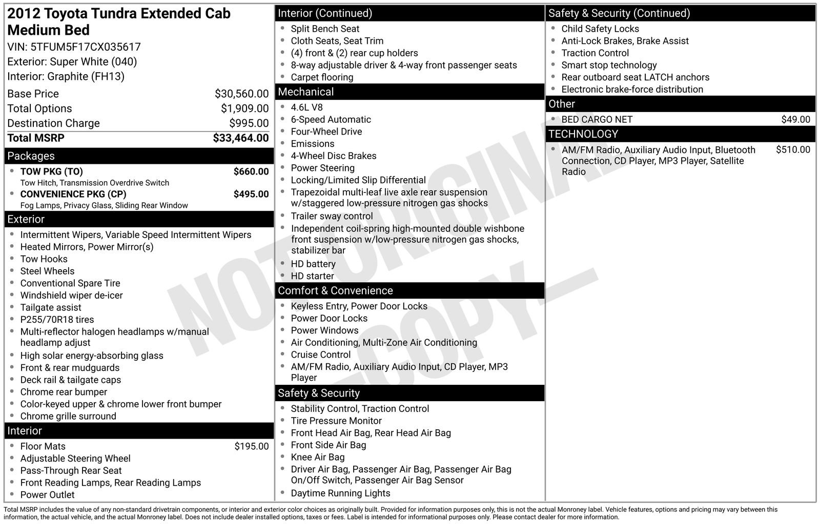 2012 Toyota Tundra 4x4 Double Cab