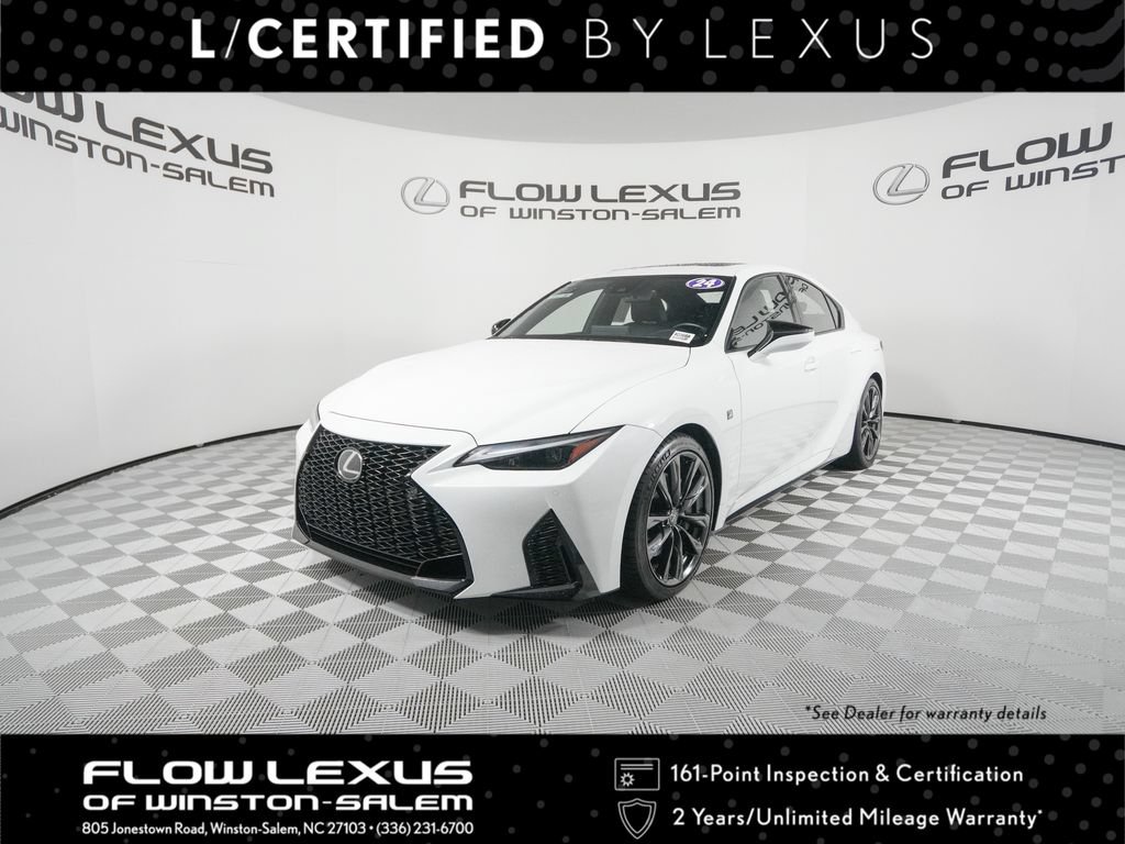 Certified 2024 Lexus IS 350 F Sport w/ Memory Package