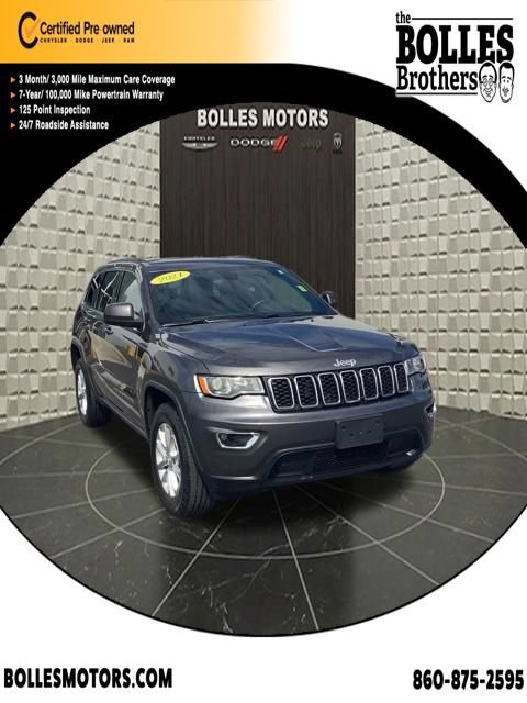 Certified 2021 Jeep Grand Cherokee Laredo