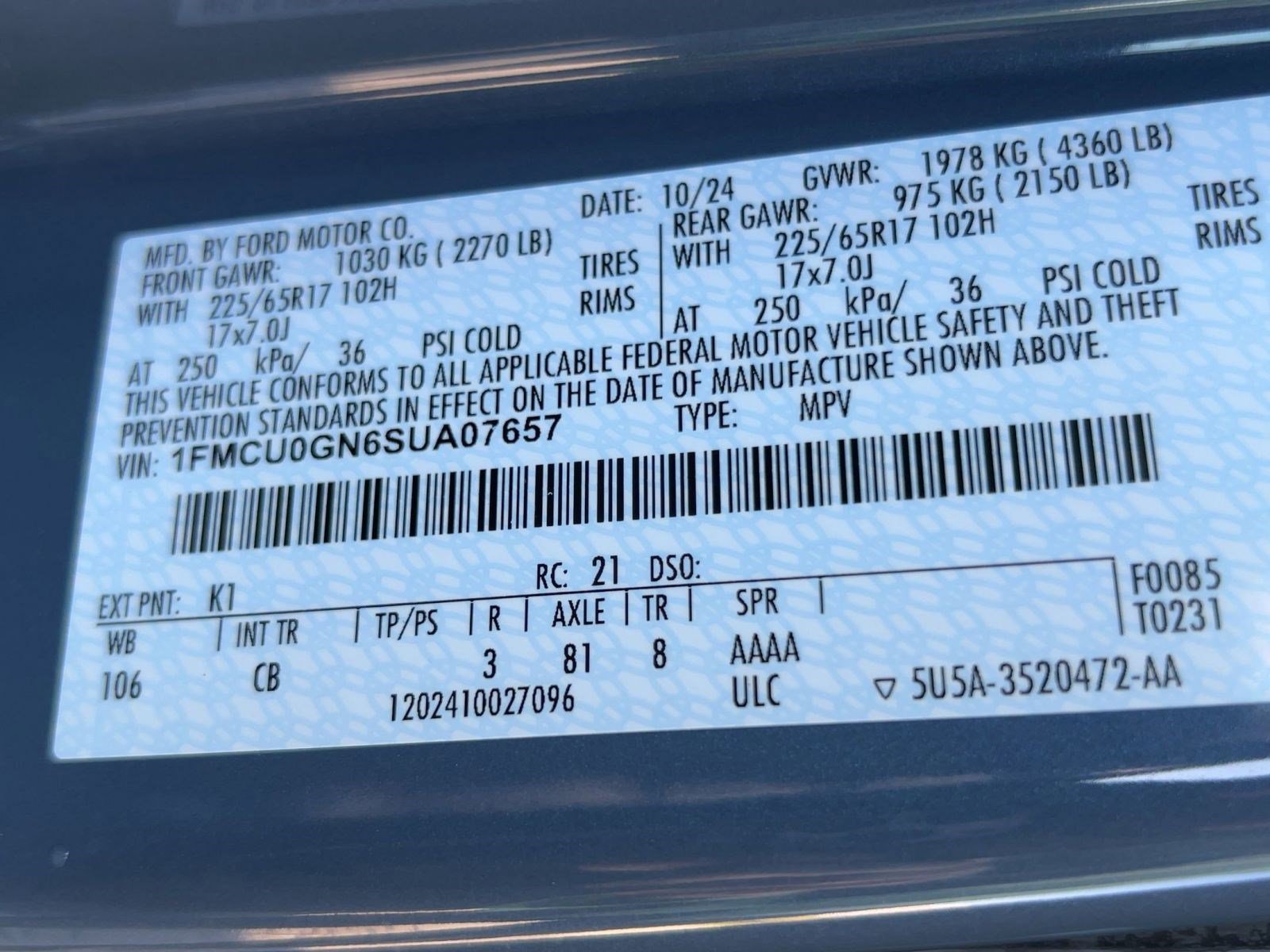 2025 Ford Escape Active