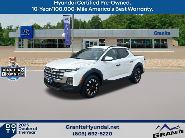 Certified 2025 Hyundai Santa Cruz SEL