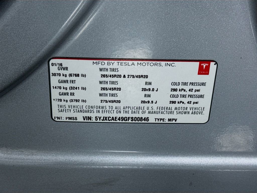 2016 Tesla Model X P90D