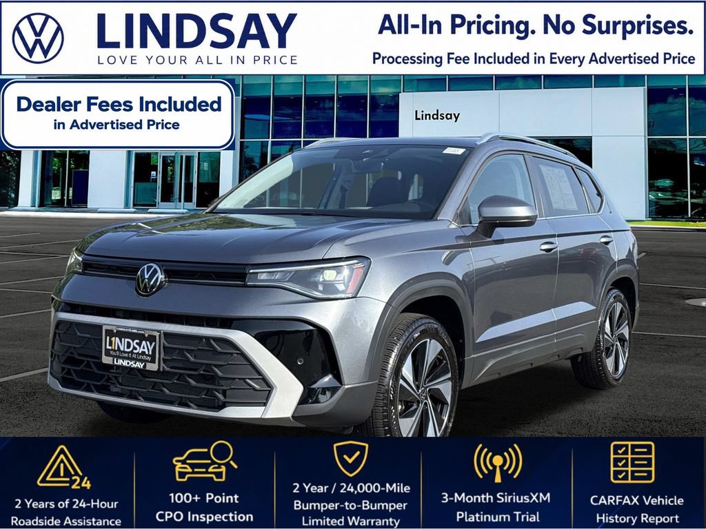 Certified 2025 Volkswagen Taos SE w/ Panoramic Sunroof Package