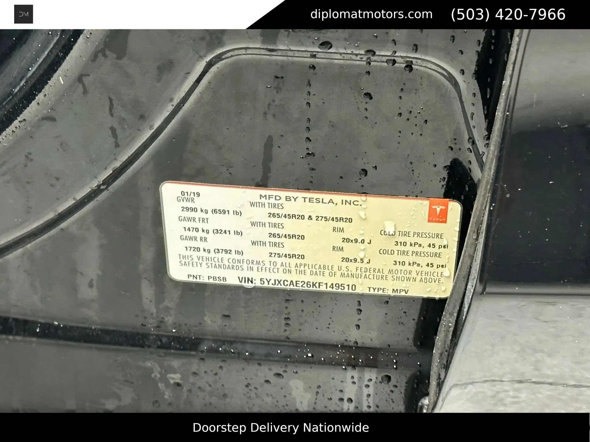 2019 Tesla Model X 75D