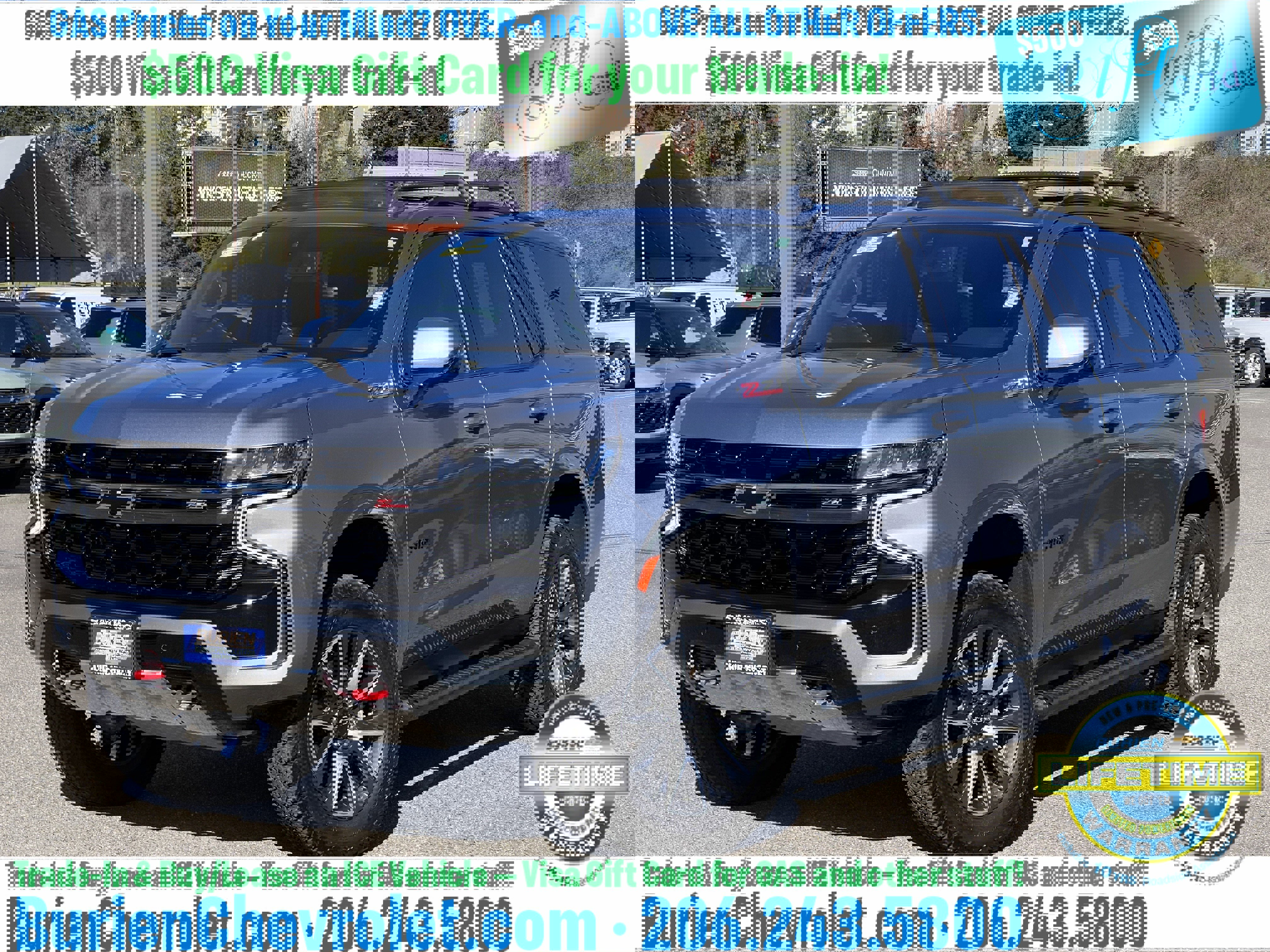 Used 2021 Chevrolet Tahoe Z71 w/ Z71 Signature Package