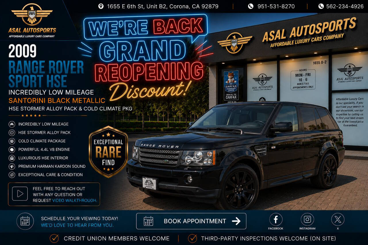 Used 2009 Land Rover Range Rover Sport HSE