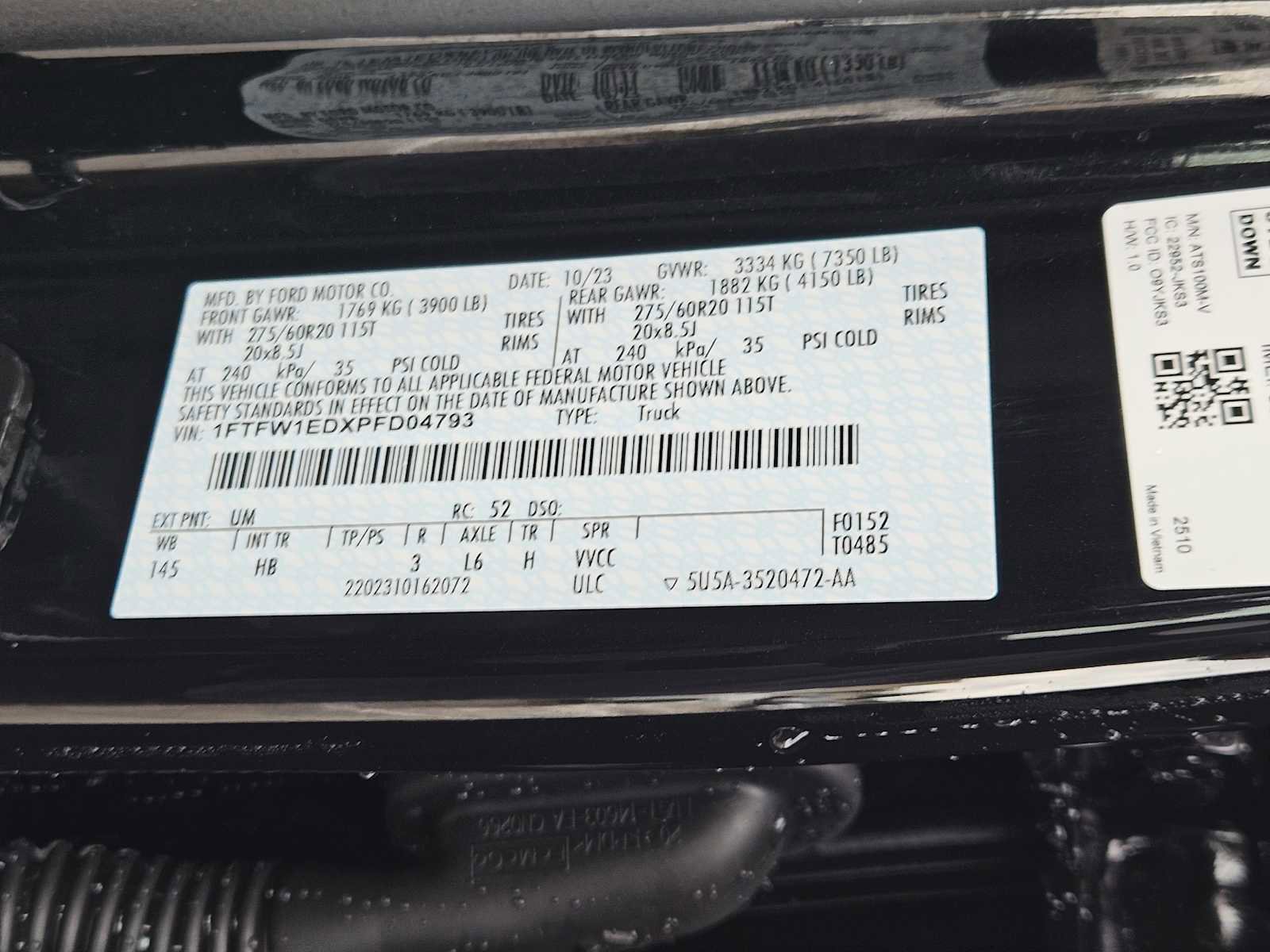 2023 Ford F150 Lariat