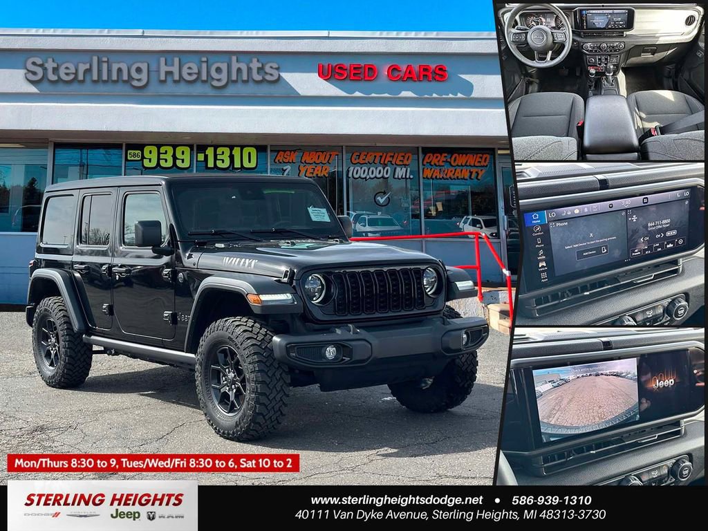 Certified 2024 Jeep Wrangler Willys