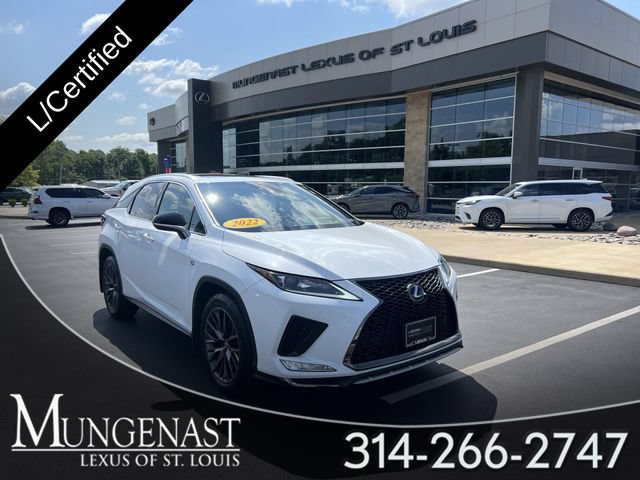 Certified 2022 Lexus RX 350 F Sport w/ Accessory Package