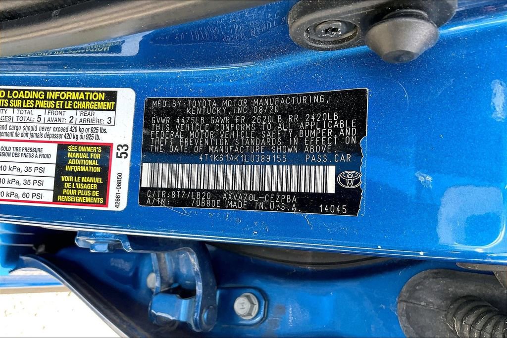 2020 Toyota Camry XSE