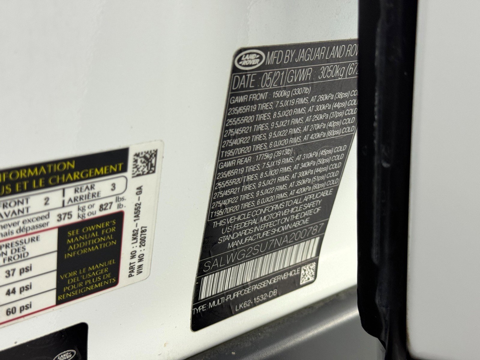 2022 Land Rover Range Rover Sport SE