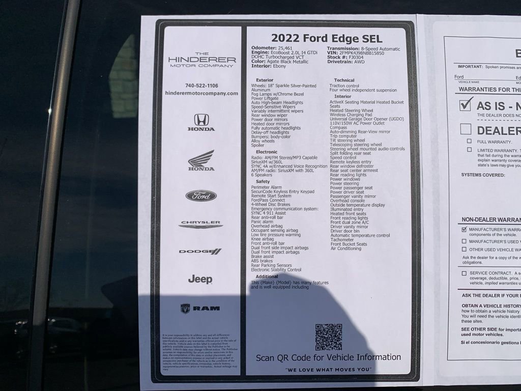 2022 Ford Edge SEL