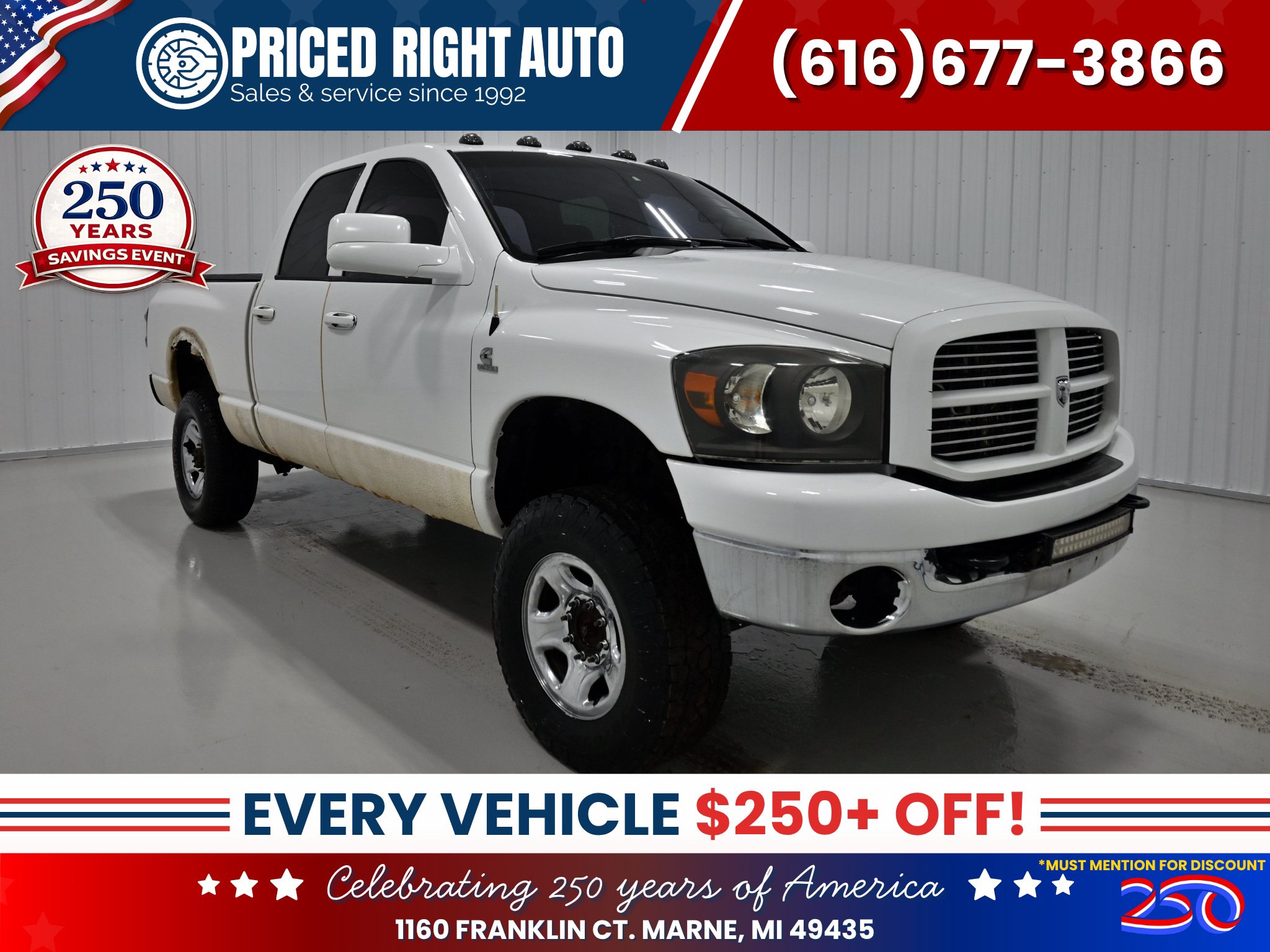Used 2007 Dodge Ram 2500 Truck SLT w/ Trailer Tow Group