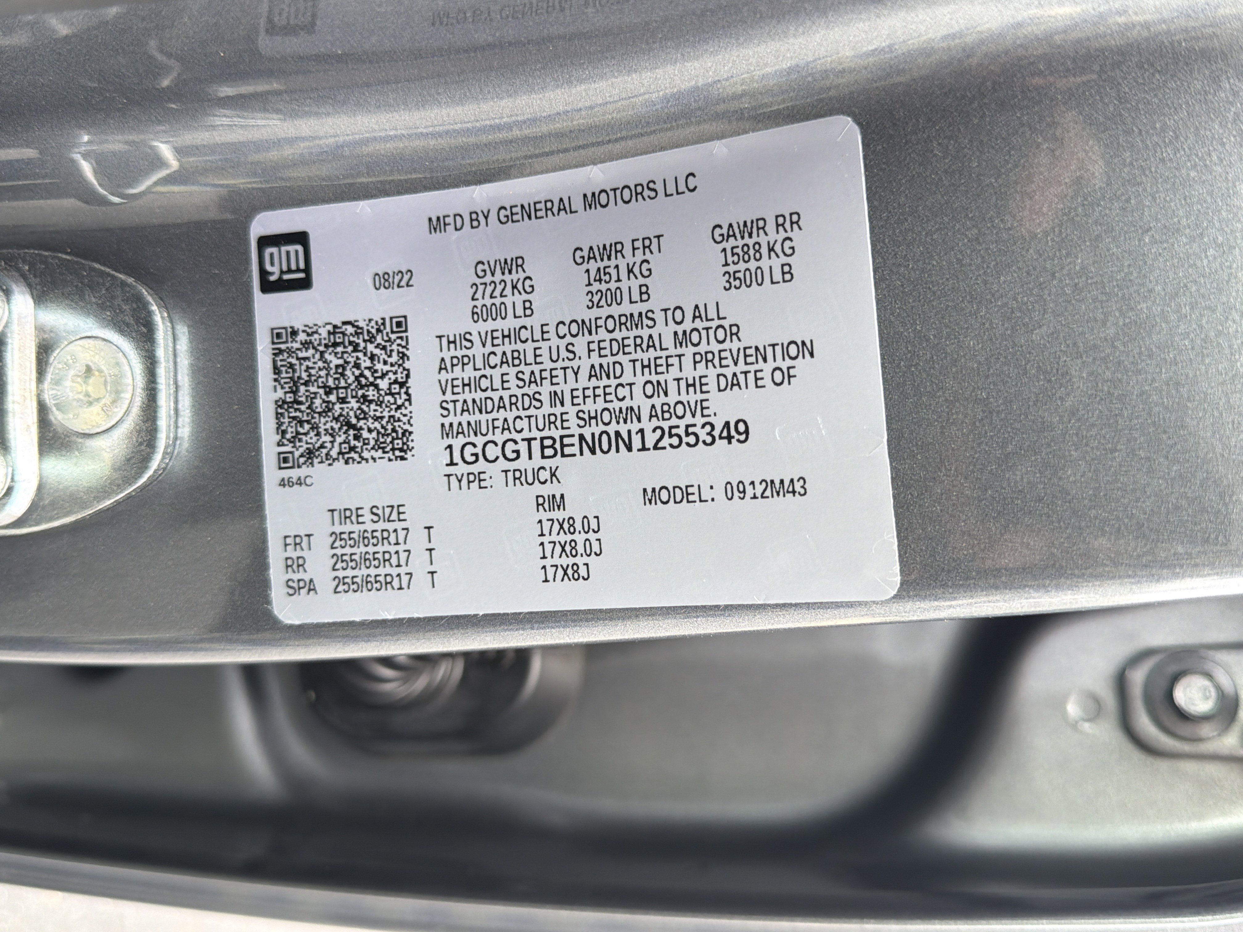 2022 Chevrolet Colorado W/T