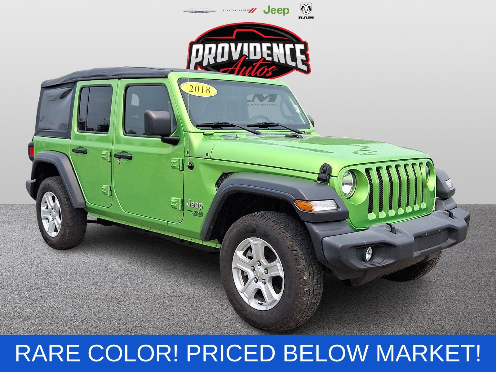 Used 2018 Jeep Wrangler Unlimited Sport S