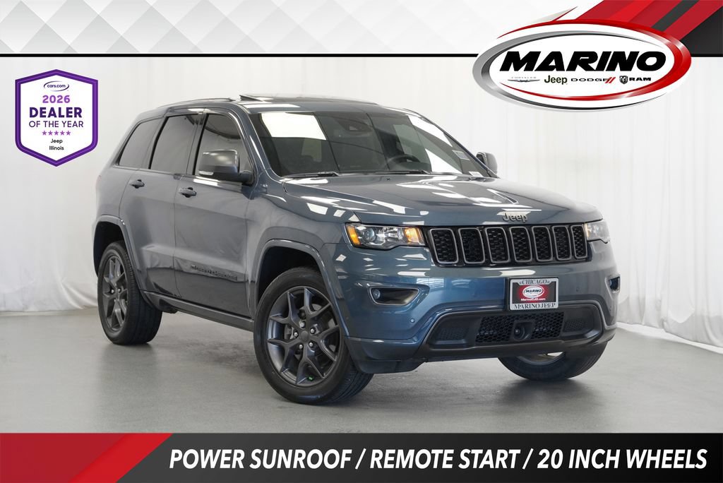 Certified 2021 Jeep Grand Cherokee Limited w/ Quick Order Package 28K 80th
