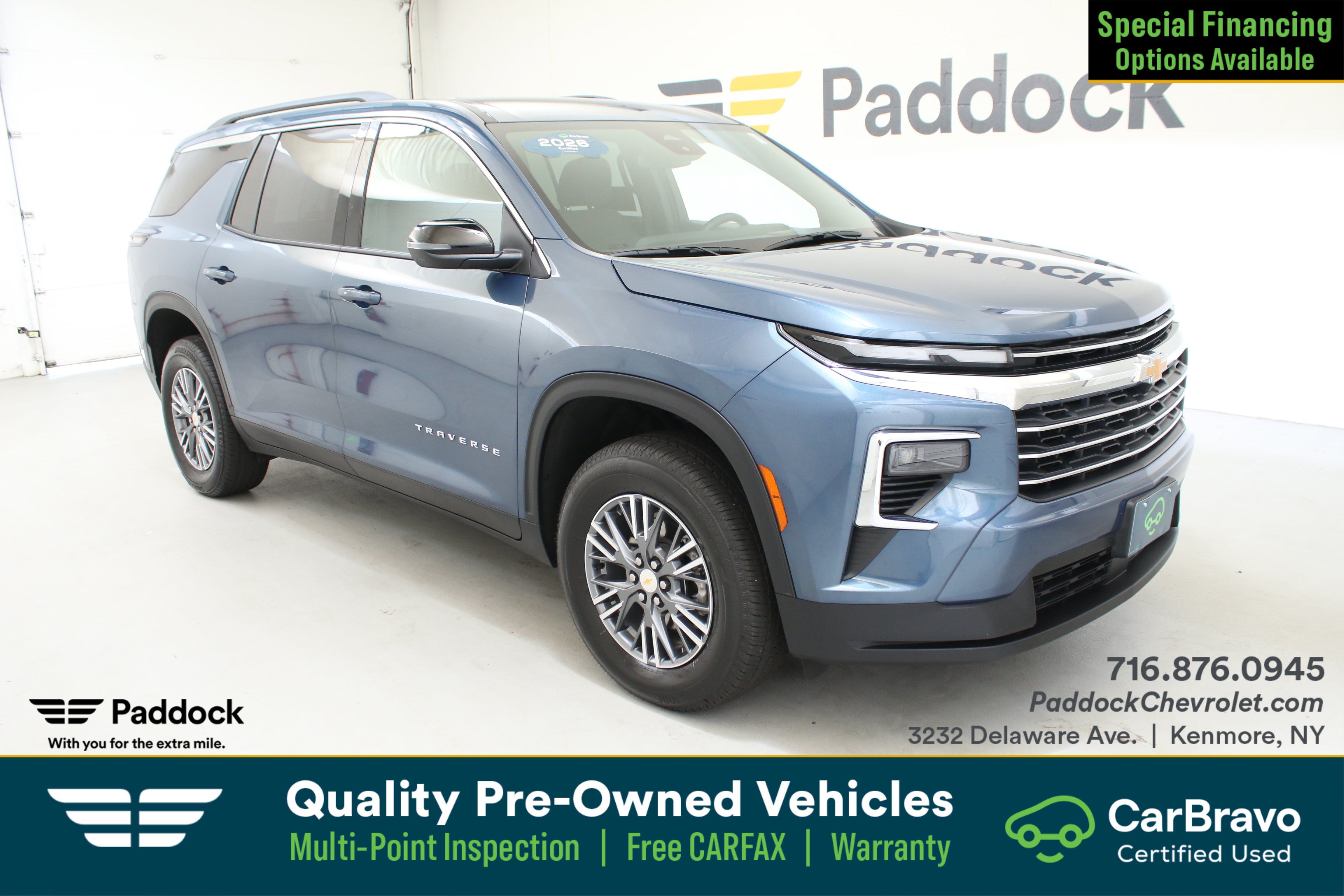 Certified 2026 Chevrolet Traverse LT