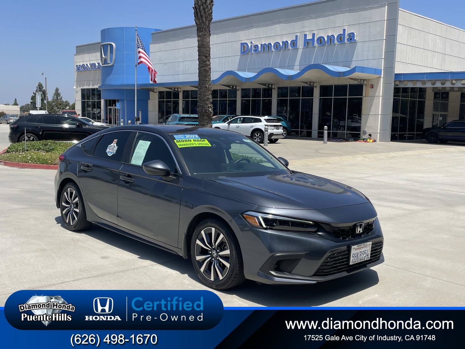 Certified 2023 Honda Civic EX-L