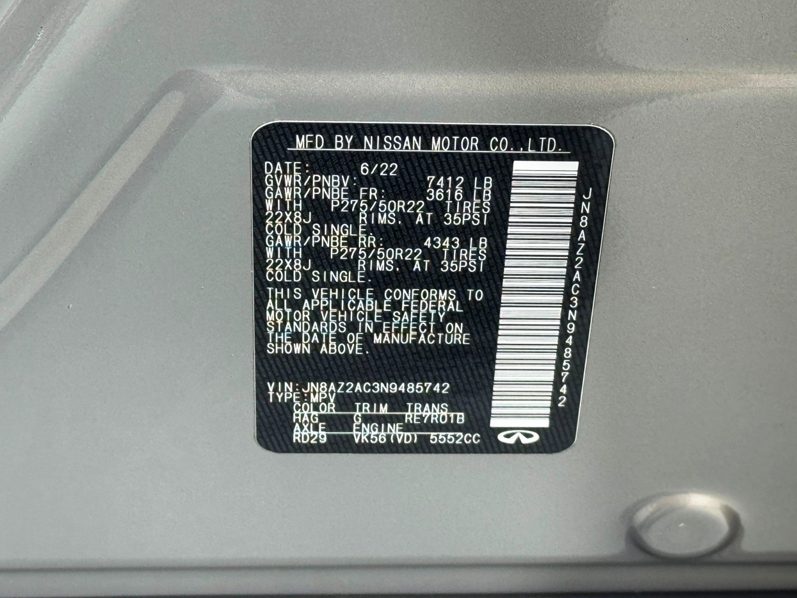 2022 INFINITI Qx80 Premium Select