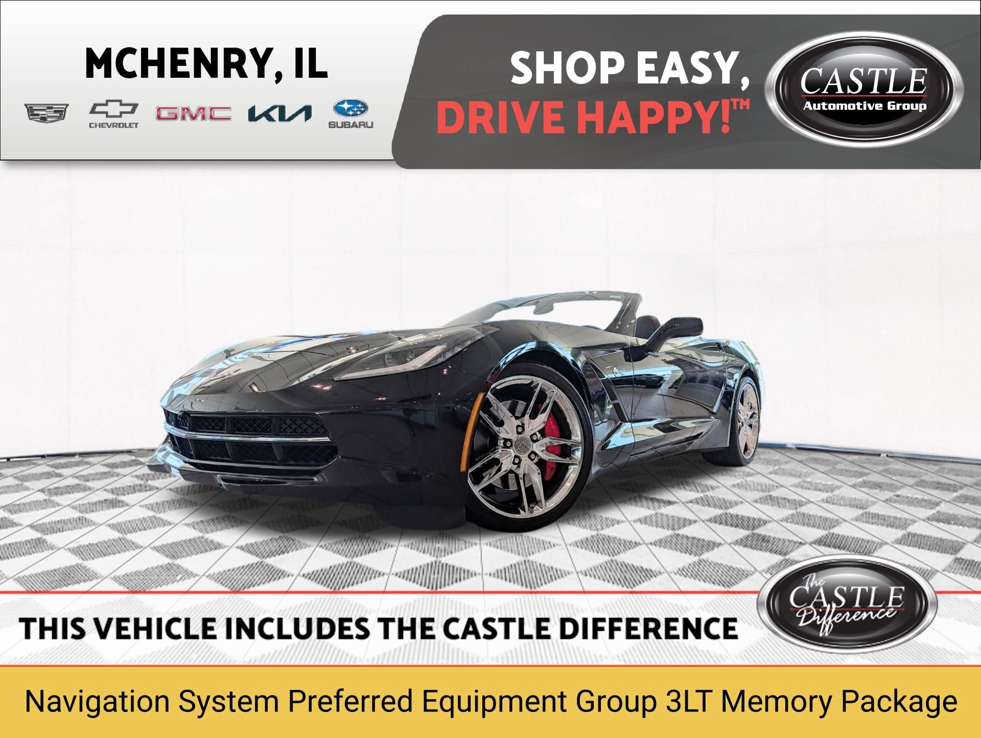 Used 2014 Chevrolet Corvette Stingray Convertible w/ 3LT Preferred Equipment Group