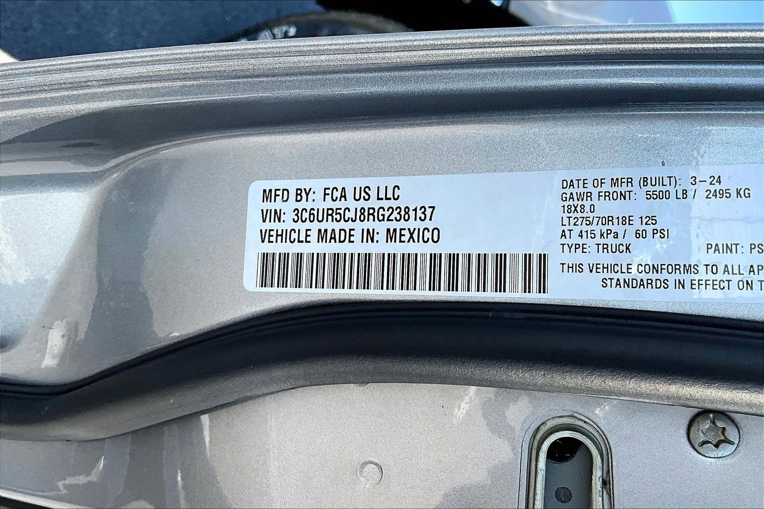 2024 RAM 2500 Tradesman