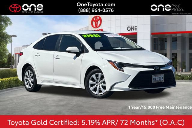 Certified 2023 Toyota Corolla LE w/ Carpet Mat Package (TMS)