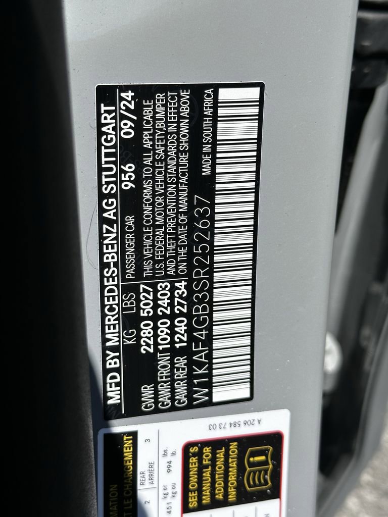 2025 Mercedes-Benz C 300 Sedan