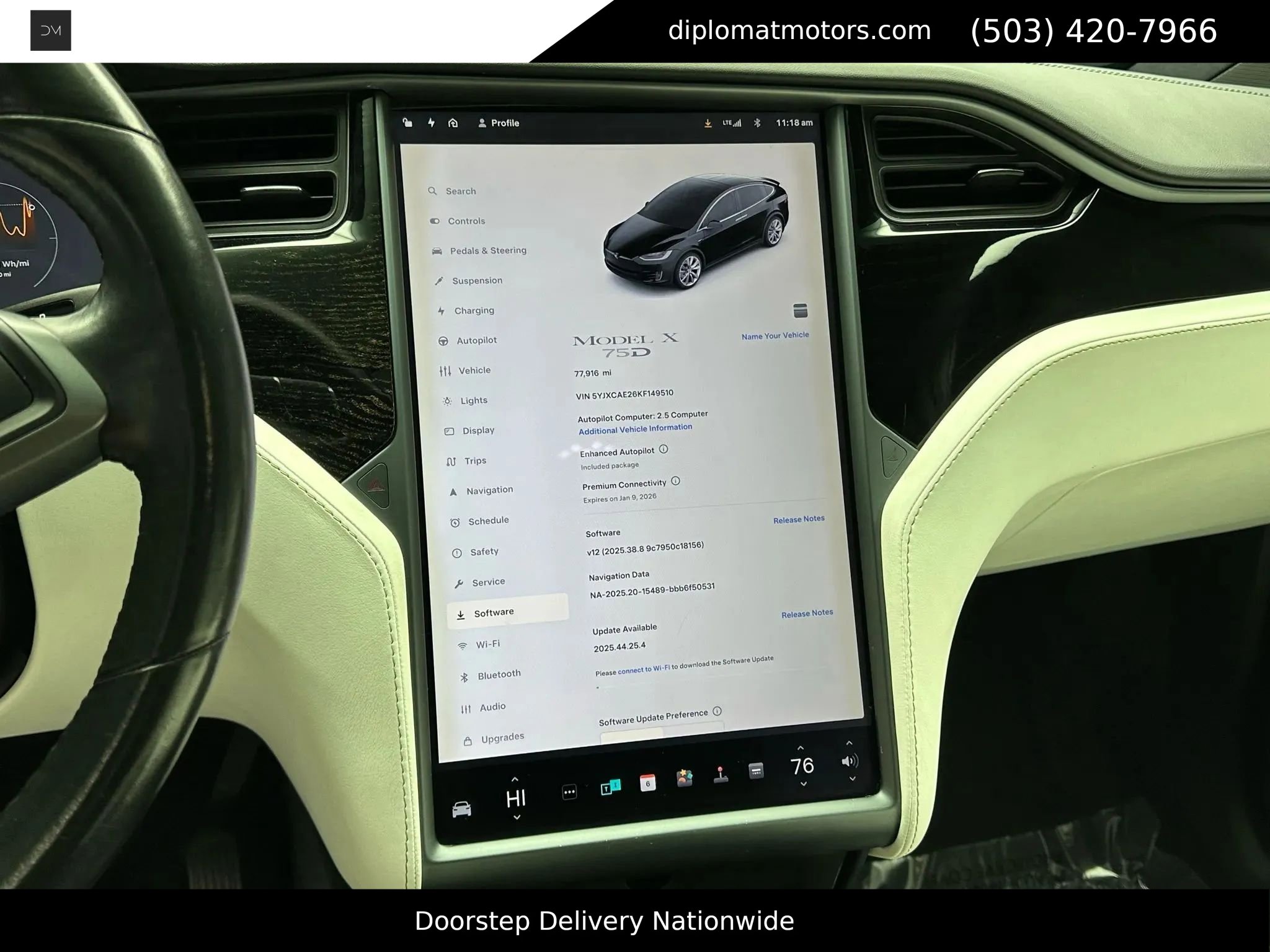 2019 Tesla Model X 75D