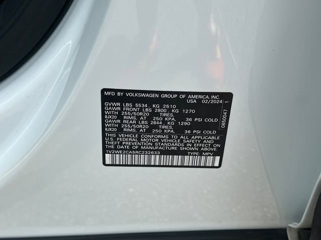2024 Volkswagen Atlas Cross Sport SE