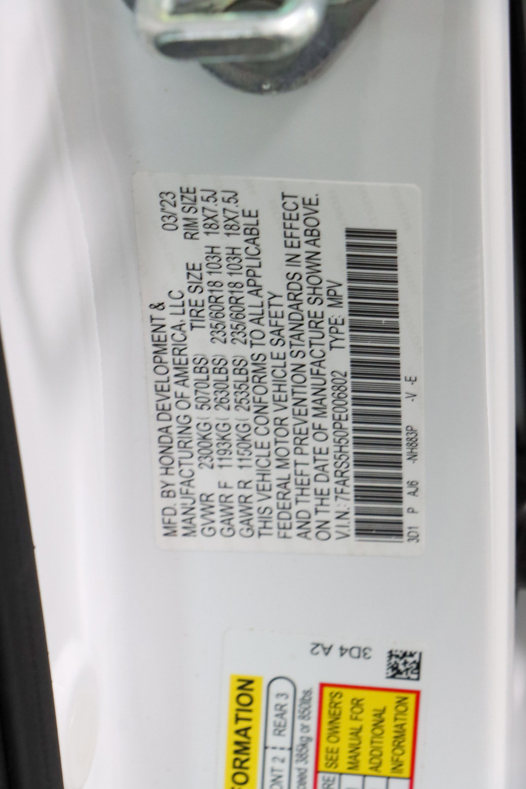 2023 Honda CR-V Sport