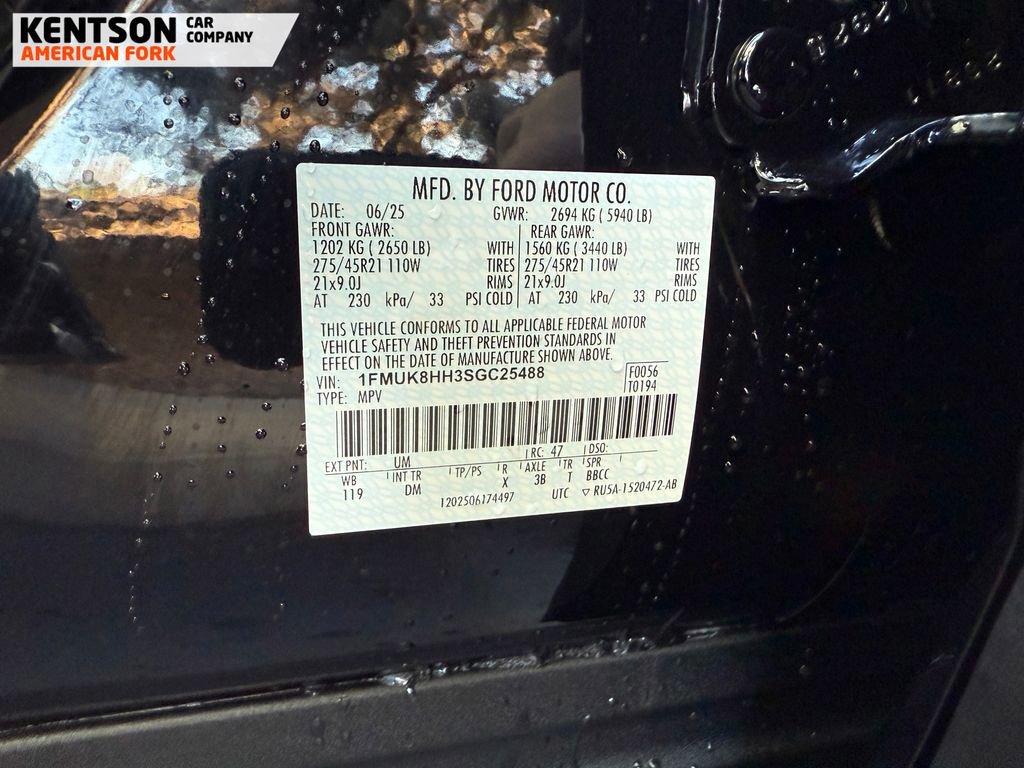 2025 Ford Explorer Platinum