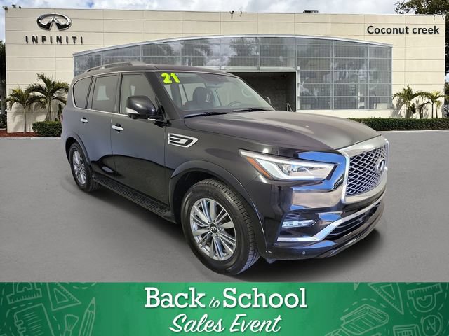 Used 2021 INFINITI QX80 Luxe w/ Cargo Package