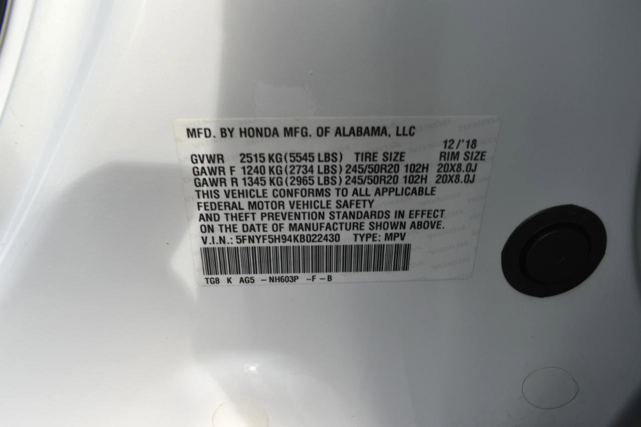 2019 Honda Pilot Touring