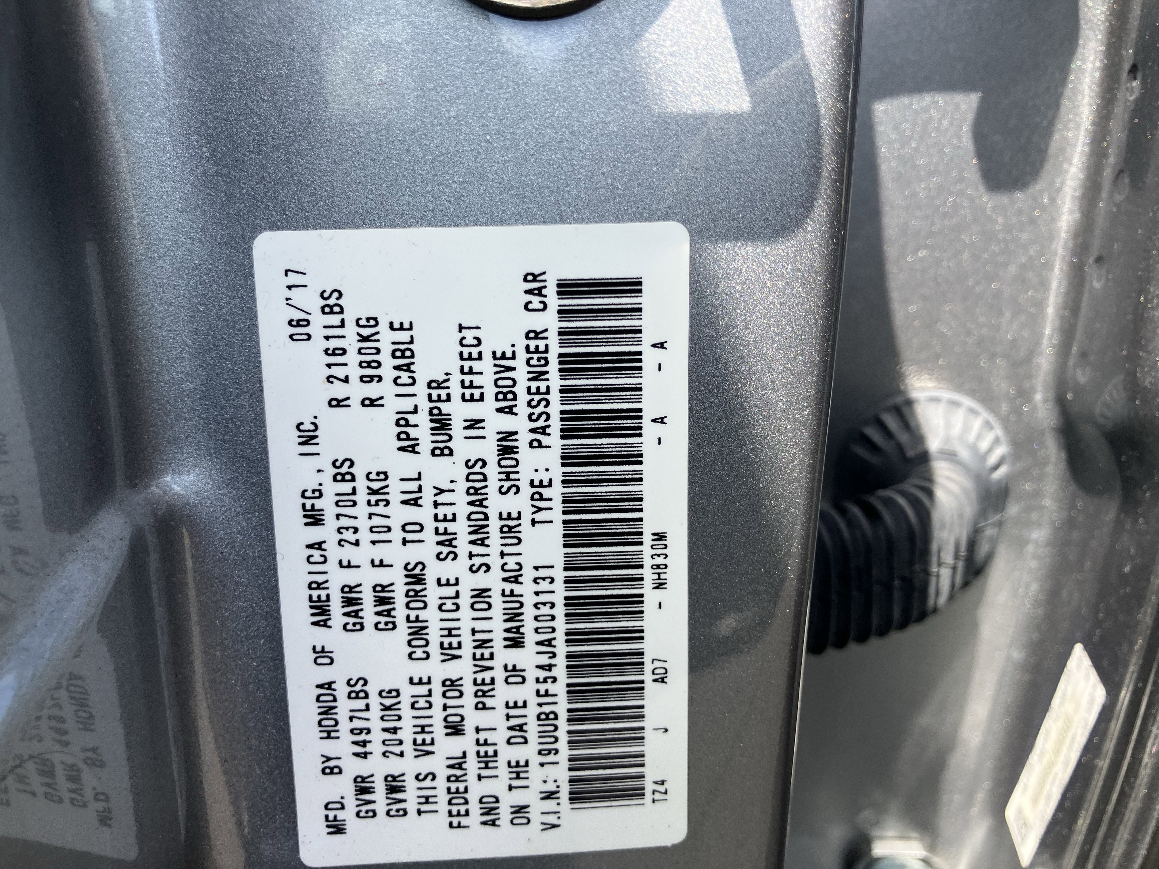 2018 Acura TLX w/ Technology Package