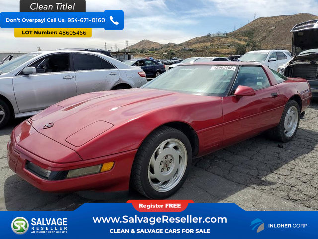 Used 1991 Chevrolet Corvette Coupe