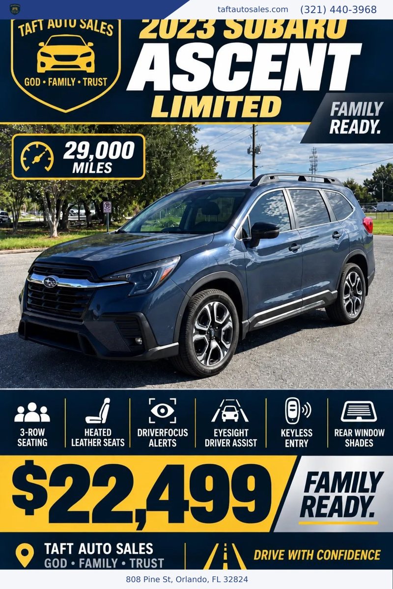 Used 2023 Subaru Ascent Limited
