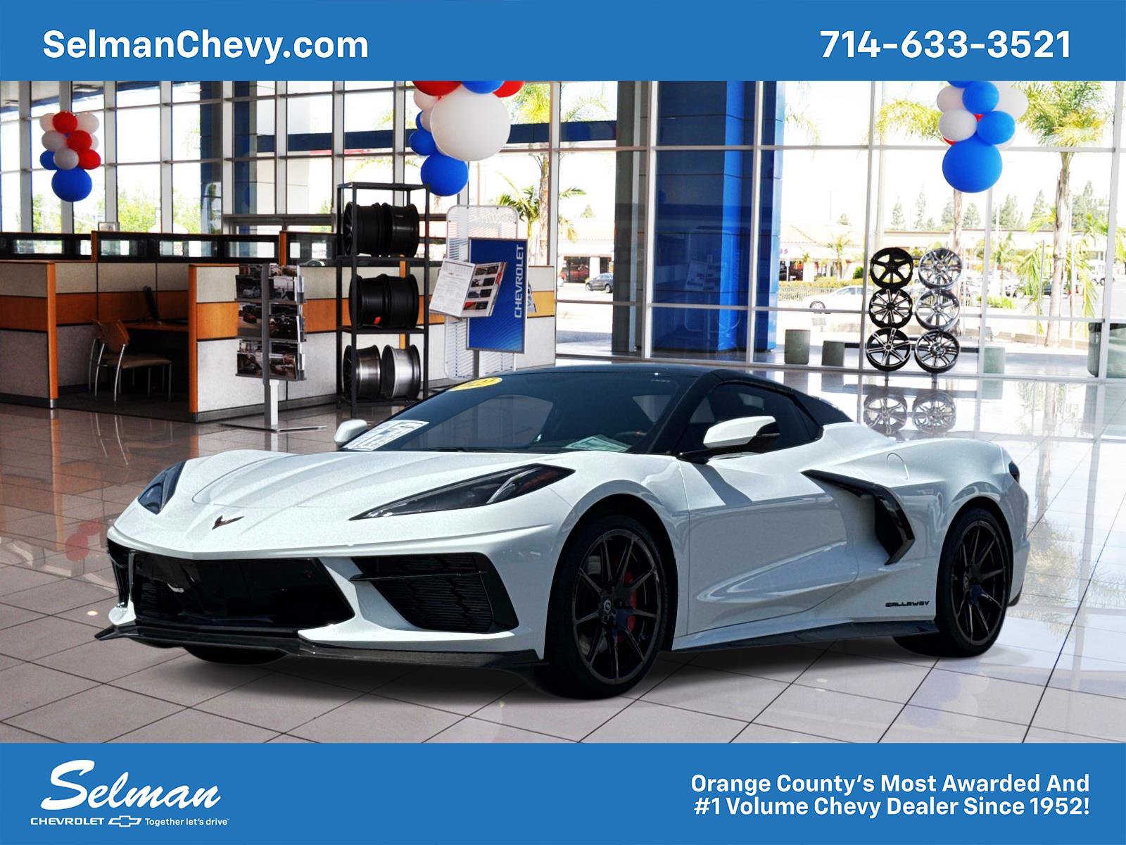 Used 2022 Chevrolet Corvette Stingray Premium Conv w/ Z51 Performance Package