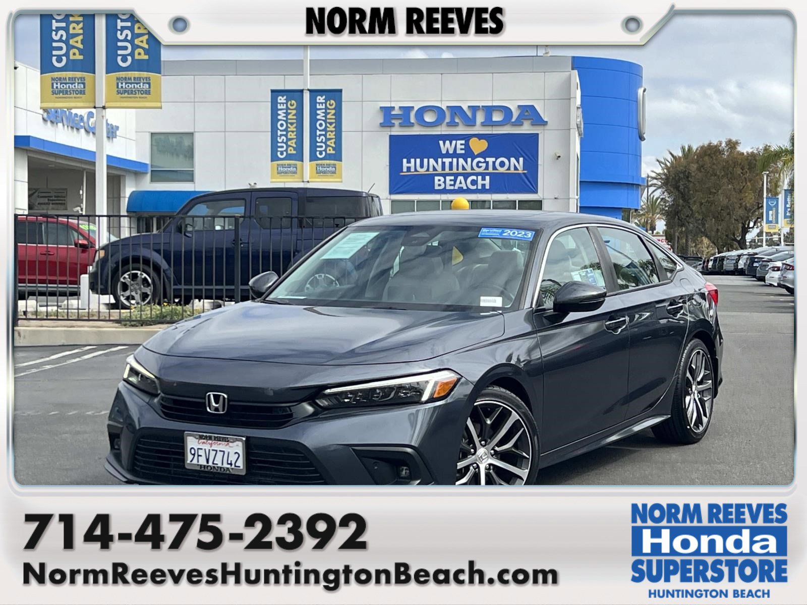 Certified 2023 Honda Civic Touring